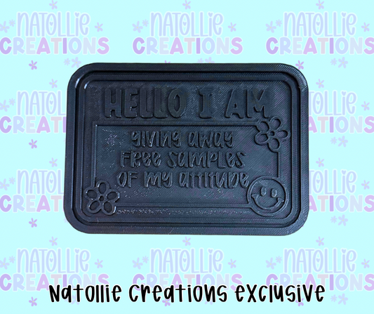 Hello I Am Giving Away Free Samples Insert Freshie Silicone Mold