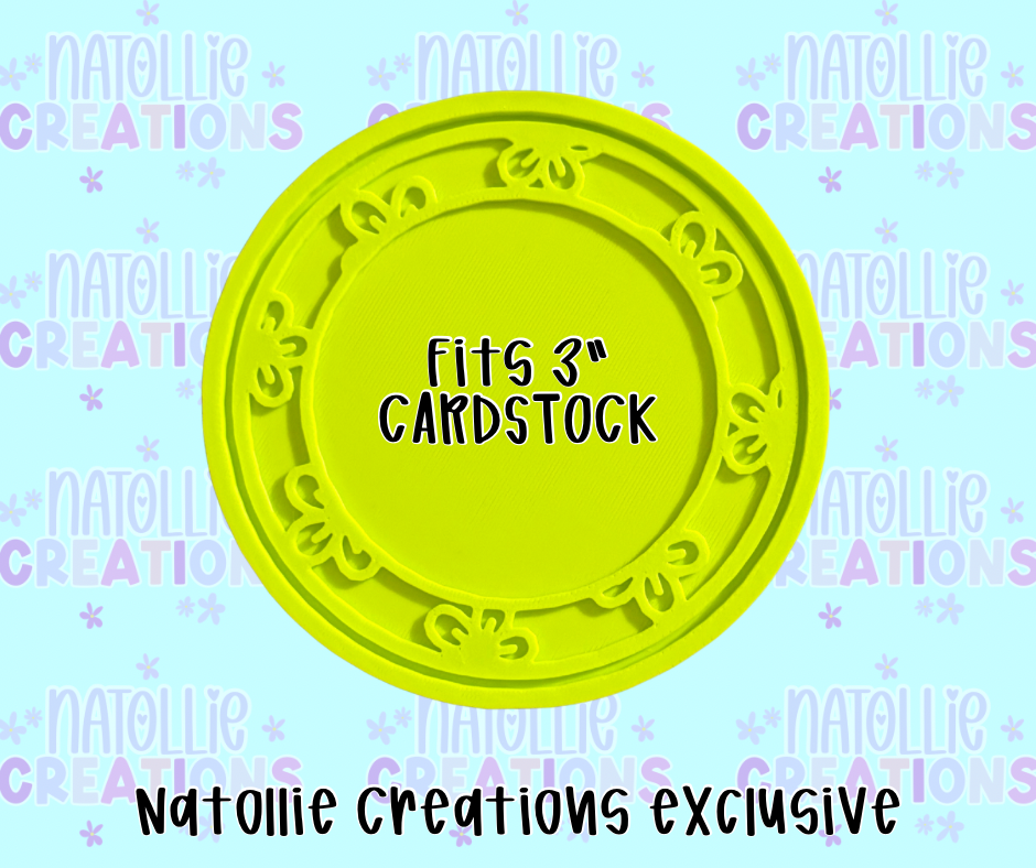 Floral Frame Insert Freshie Silicone Mold
