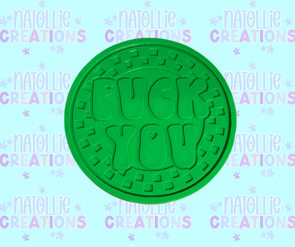 Fuck You Insert Freshie Silicone Mold