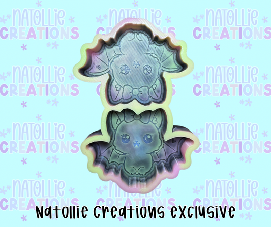 Cutesy Bat Vent Clip Freshie Silicone Mold