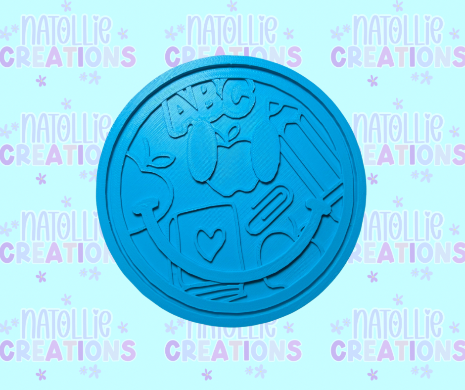 ABC Smiley Insert Freshie Silicone Mold