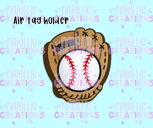 Baseball / Softball Glove Air Tag Holder Keychain