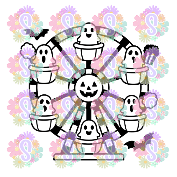 COLORING PAGE - FALL & SPOOKY