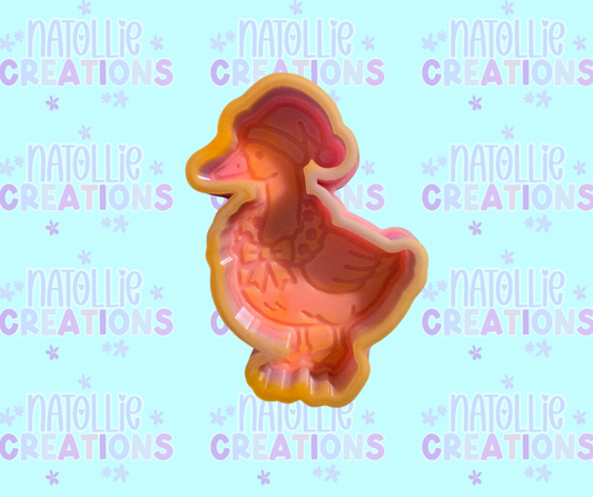Wreath Goose Freshie Silicone Mold