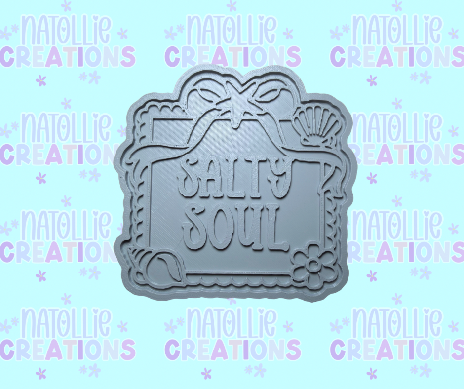 Salty Soul Beach Frame Insert Freshie Silicone Mold