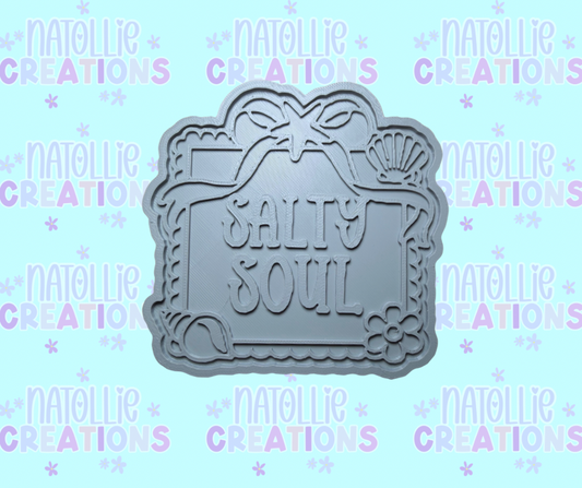 Salty Soul Beach Frame Insert Freshie Silicone Mold