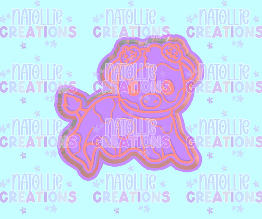 Zero Cutie Cow Freshie Silicone Mold
