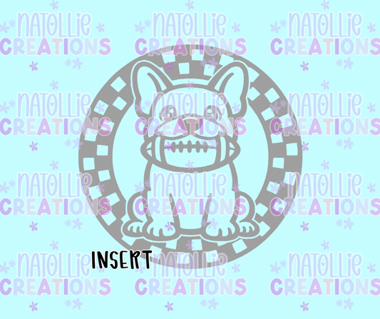 Football Frenchie Insert Freshie Silicone Mold
