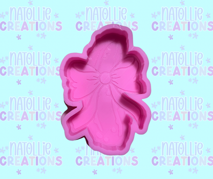 Pickle W/ Bow Freshie Silicone Mold