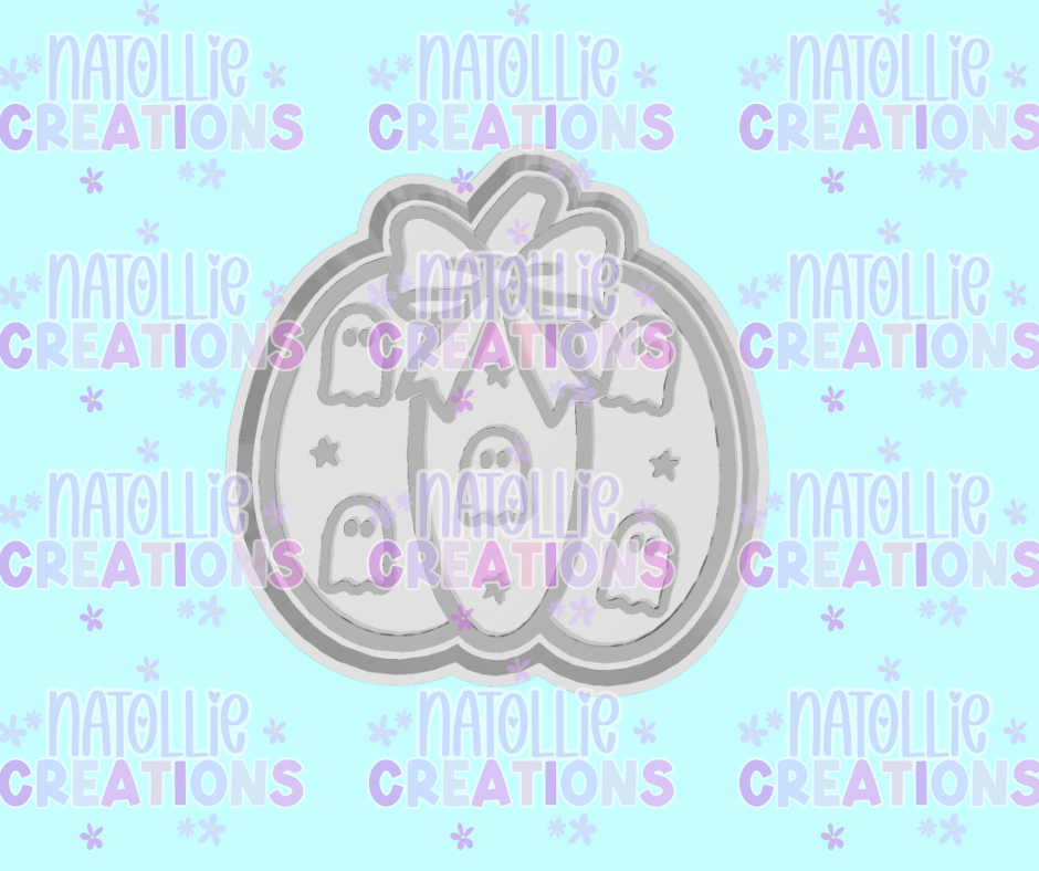 Ghost Pumpkin Freshie Silicone Mold