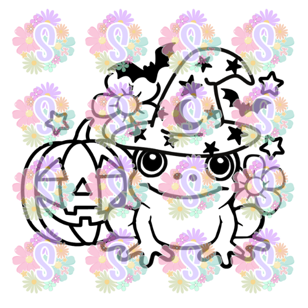 COLORING PAGE - FALL & SPOOKY