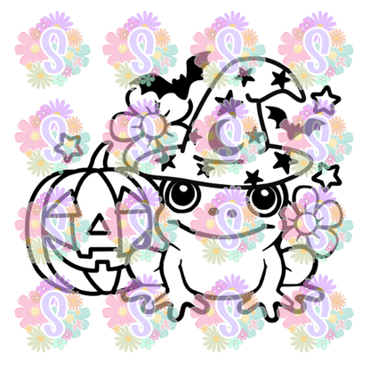 COLORING PAGE - FALL & SPOOKY