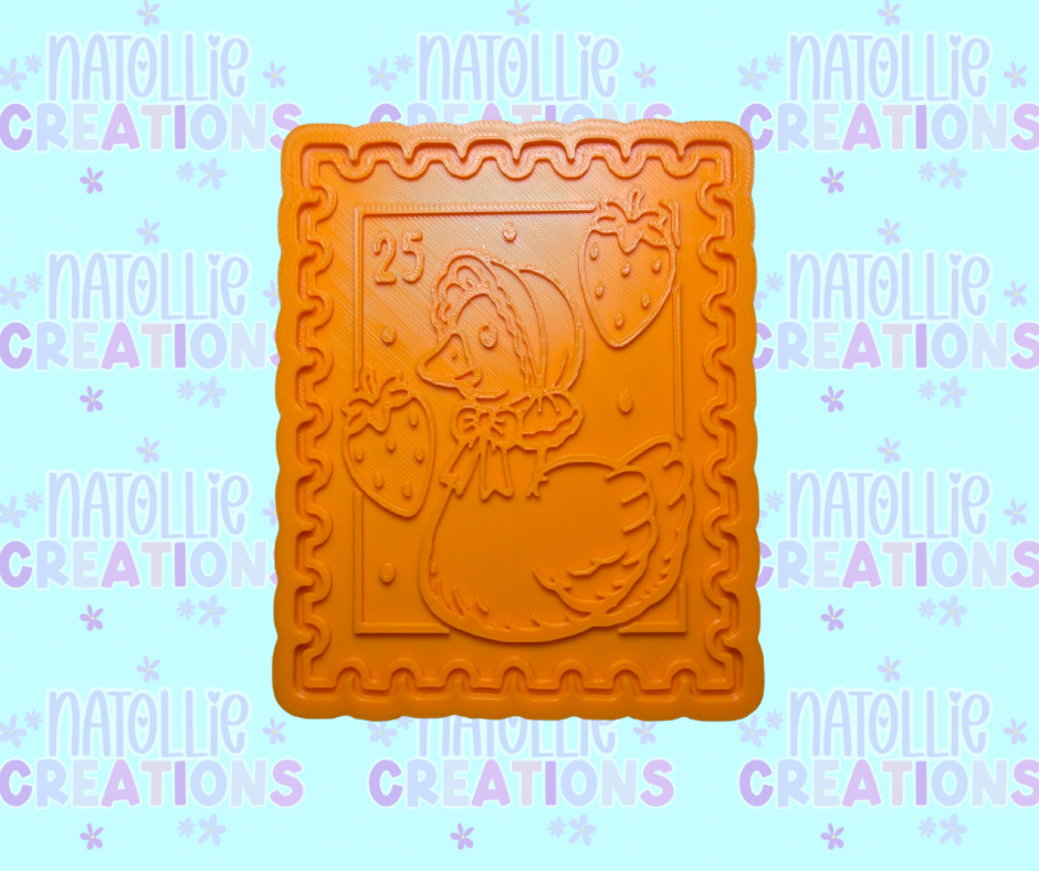 Mother Goose Stamp Insert Freshie Silicone Mold