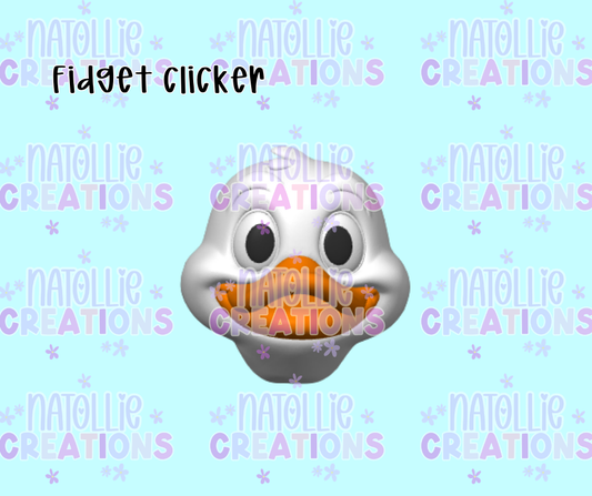 Duck Head Clicker Fidget