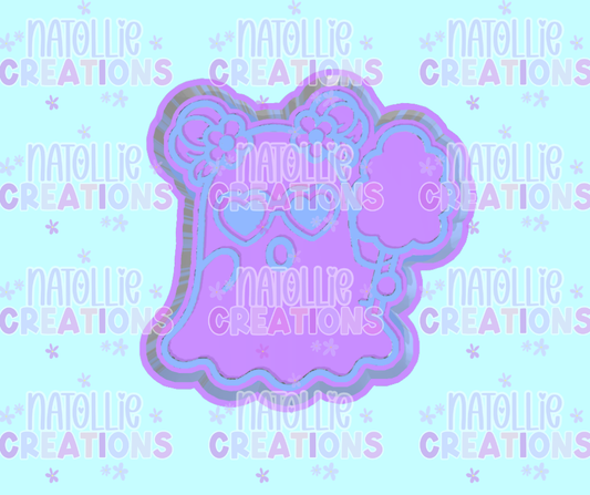 Cotton Candy Ghost Freshie Silicone Mold