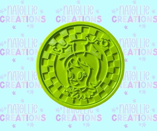 Checkered Cindy Insert Freshie Silicone Mold