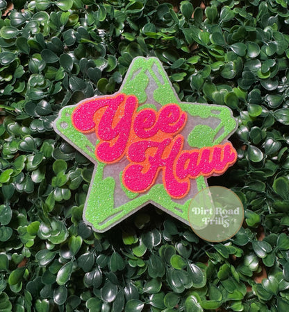 Yeehaw Star Freshie Silicone Mold