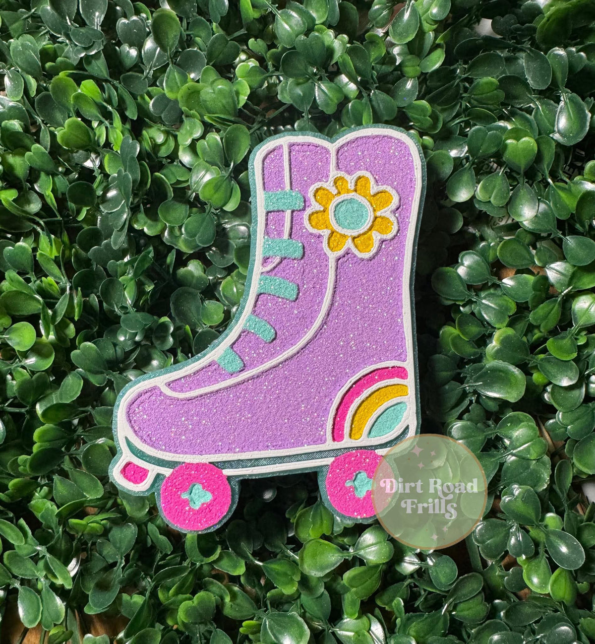 Floral Rollerblade Freshie Silicone Mold