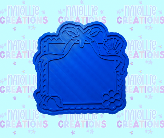 Beach Frame Insert Freshie Silicone Mold