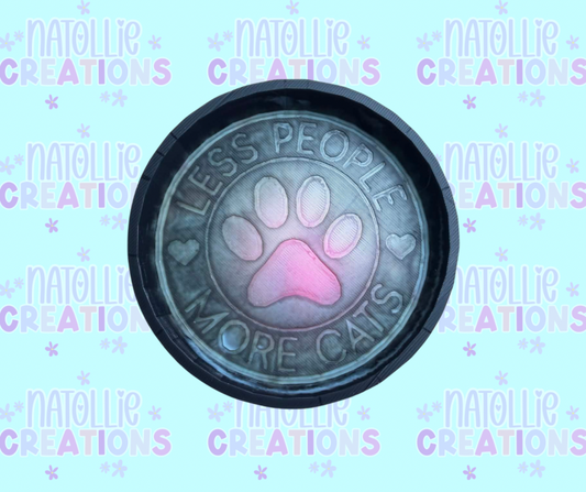 Less People More Cats Freshie Silicone Mold