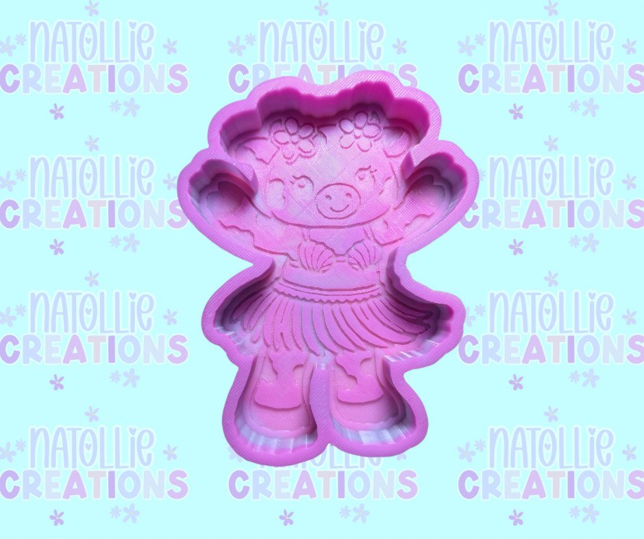 Hula Cow Freshie Silicone Mold
