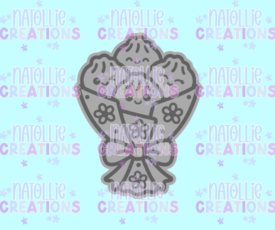 Dumpling Bouquet Freshie Silicone Mold