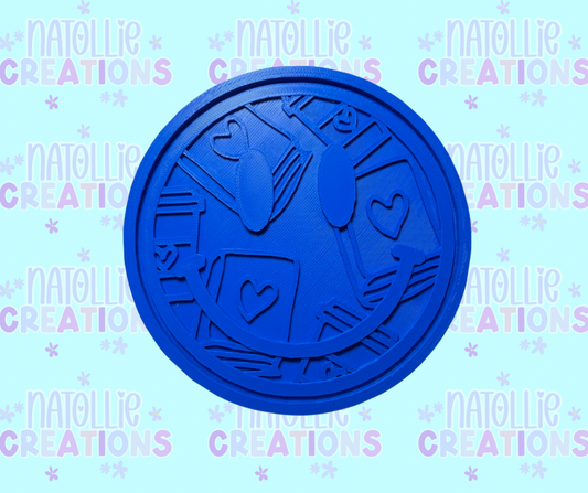 Coffee / Books Smiley Insert Freshie Silicone Mold