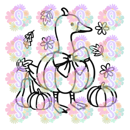 COLORING PAGE - FALL & SPOOKY