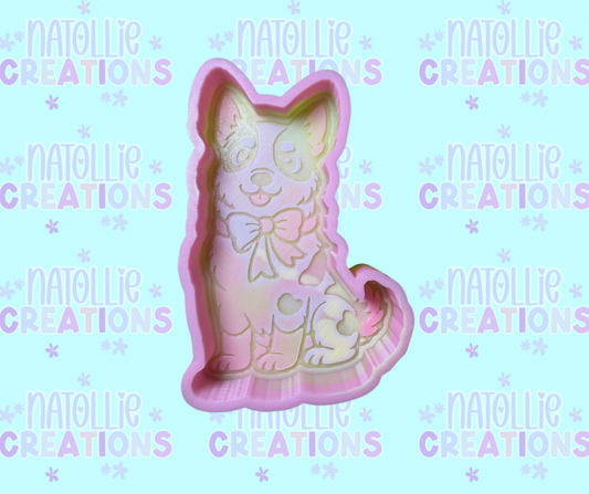 Heeler W/ Bow Freshie Silicone Mold