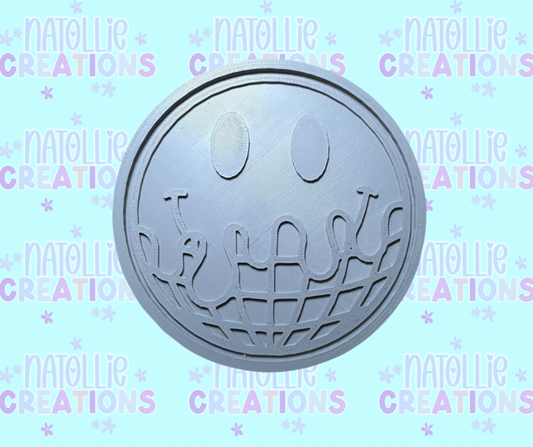 Drip Disco Smiley Insert Freshie Silicone Mold