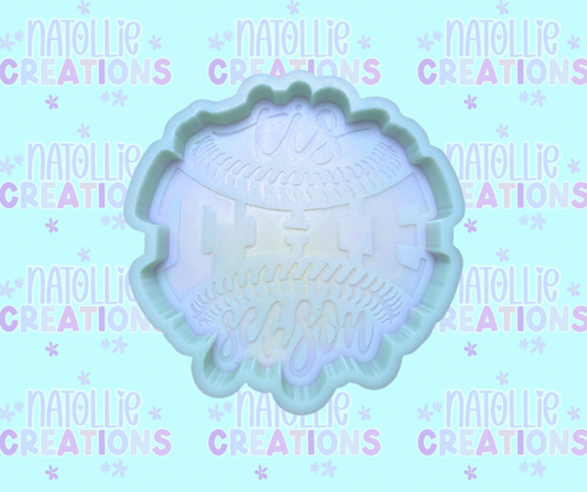 Tis The Season - Baseball / Softball Freshie Silicone Mold