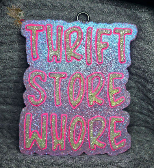 Thrift Store Whore Freshie Silicone Mold