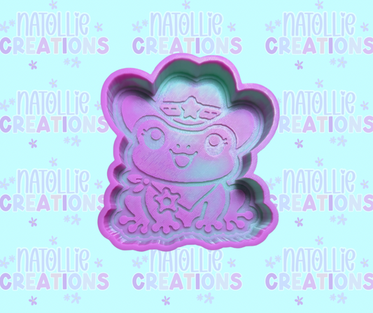Cowboy Frog Freshie Silicone Mold