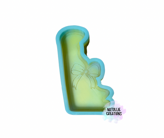 Delaware W/ Bow Freshie Silicone Mold