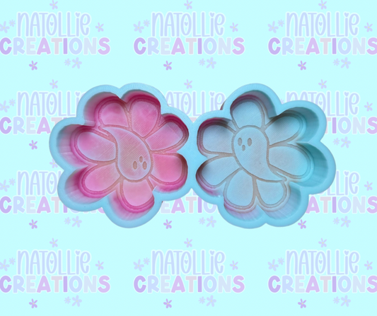 Ghost Daisy Vent Clip Freshie Silicone Mold