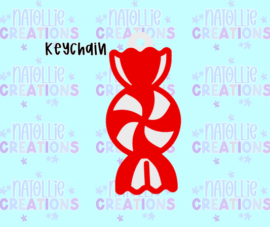 Peppermint Keychain