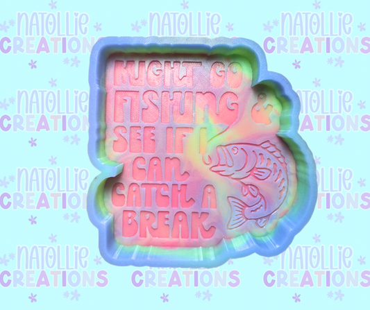 Catch A Break Fish Freshie Silicone Mold