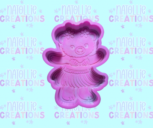 Hula Bear Freshie Silicone Mold