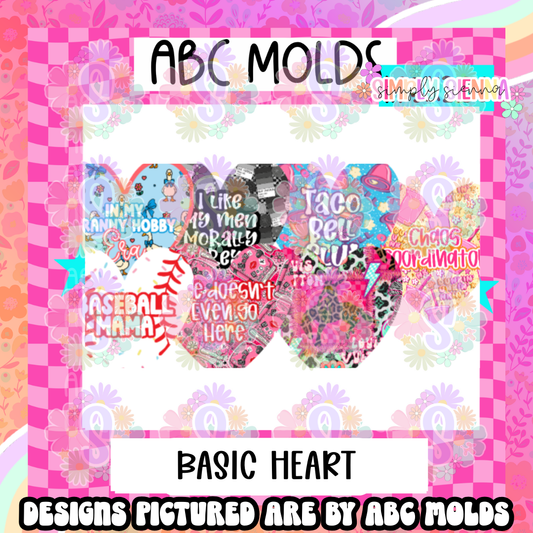 Basic Heart - ABC MOLDS