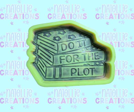 Do It For The Plot Book Freshie Silicone Mold