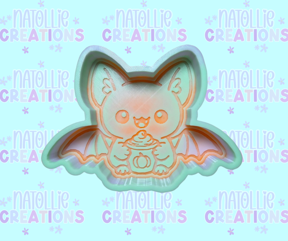 Pumpkin Latte Bat Freshie Silicone Mold
