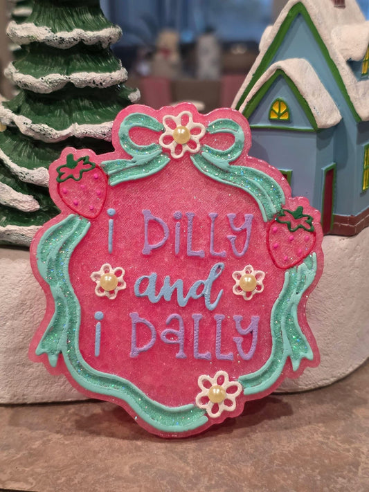I Dilly & I Dally Insert Freshie Silicone Mold