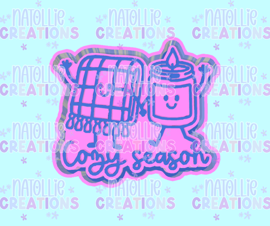 Cozy Season Freshie Silicone Mold