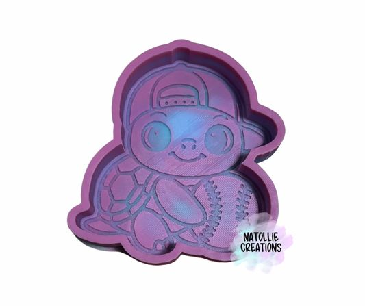 Baseball / Softball Turtle Freshie Silicone Mold