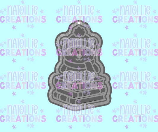 Bear Winter Bookstack Freshie Silicone Mold