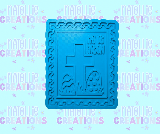 He Is Risen Stamp Insert Freshie Silicone Mold