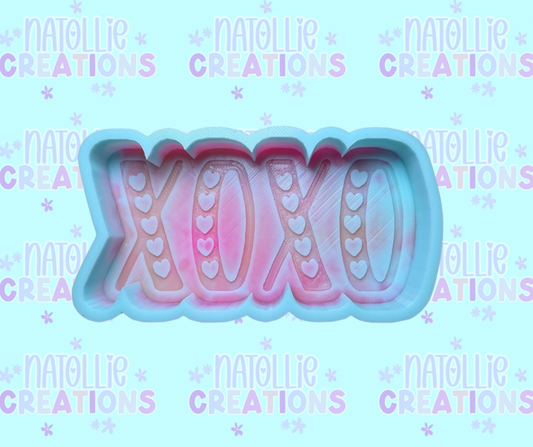 Heart XOXO Freshie Silicone Mold