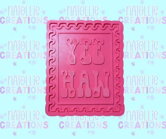 Yeehaw Stamp Insert Freshie Silicone Mold