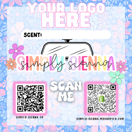 BLUE AND PINK FLORAL Bag Inserts