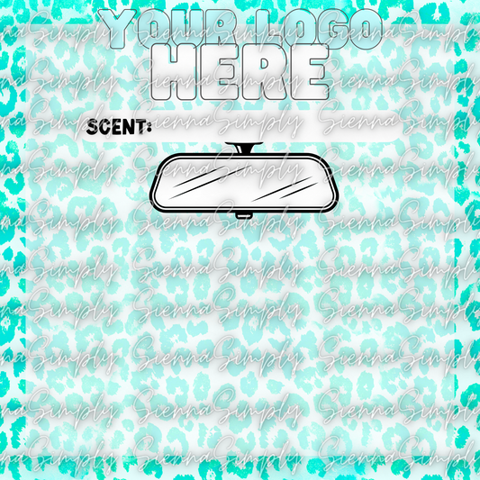 Blue Leopard Bag Inserts